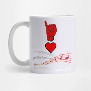 I Love Music Mug